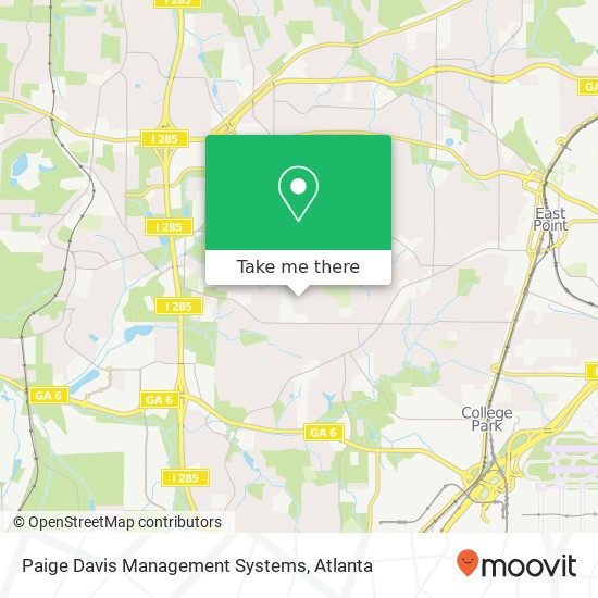 Mapa de Paige Davis Management Systems