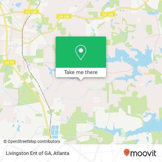 Mapa de Livingston Ent of GA