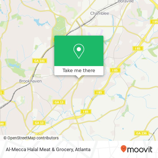 Al-Mecca Halal Meat & Grocery map