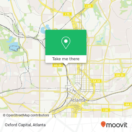 Oxford Capital map