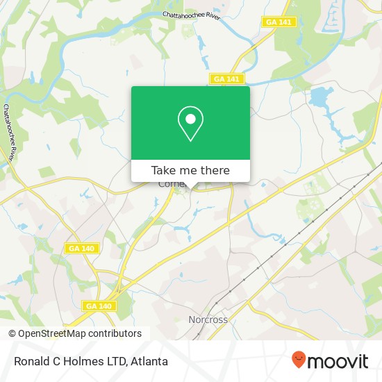 Ronald C Holmes LTD map