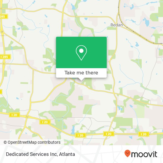 Dedicated Services Inc map