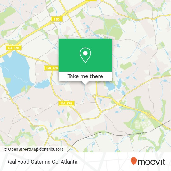 Real Food Catering Co map