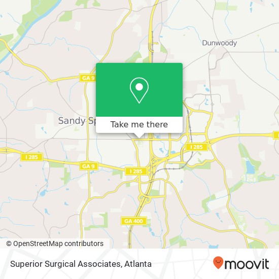 Superior Surgical Associates map