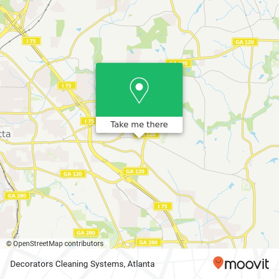 Decorators Cleaning Systems map