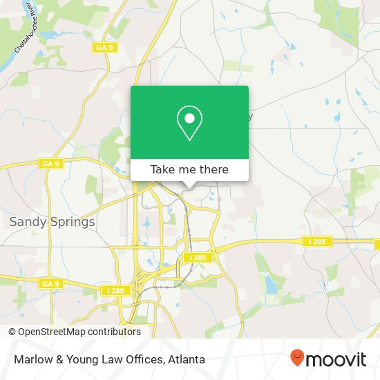 Marlow & Young Law Offices map