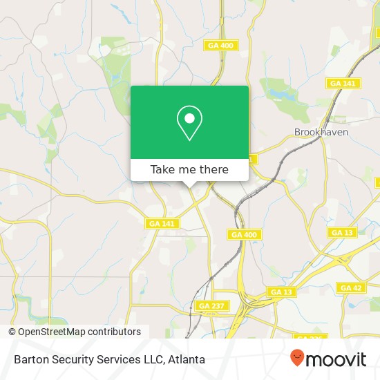 Mapa de Barton Security Services LLC