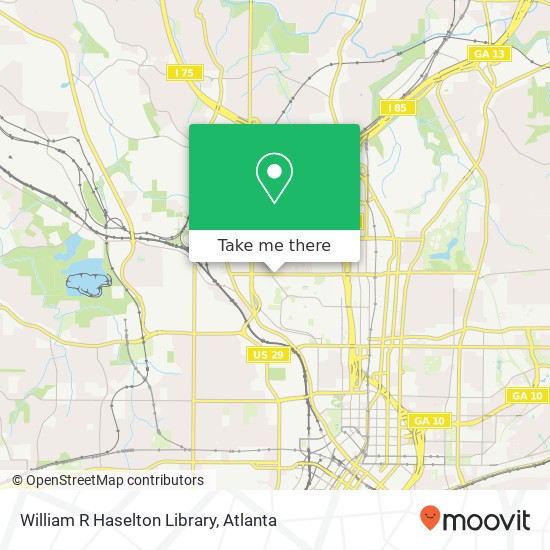 William R Haselton Library map