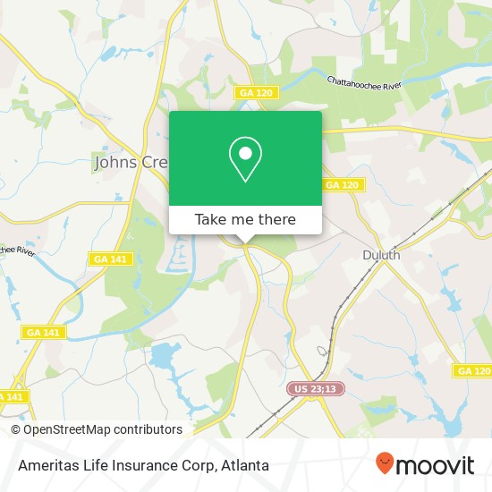 Mapa de Ameritas Life Insurance Corp