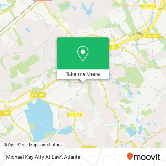 Mapa de Michael Kay Atty At Law'