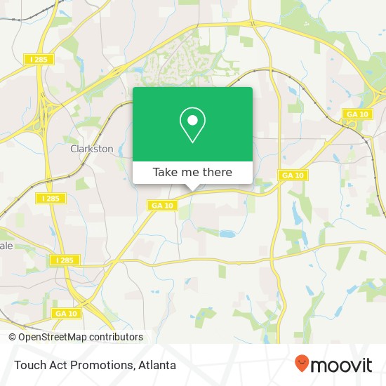 Mapa de Touch Act Promotions