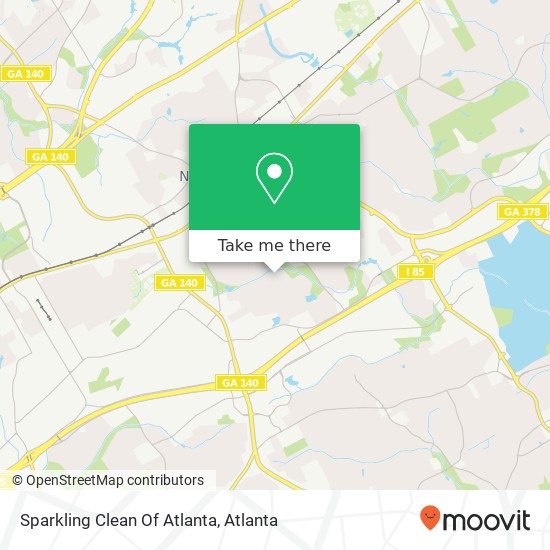 Sparkling Clean Of Atlanta map