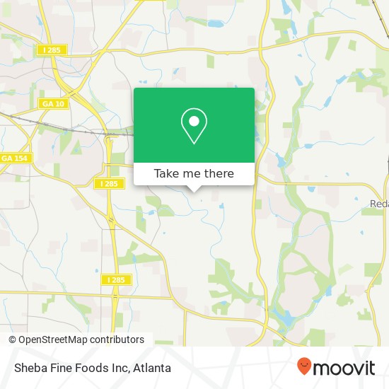 Sheba Fine Foods Inc map