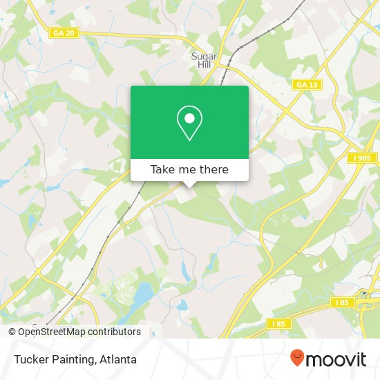 Mapa de Tucker Painting