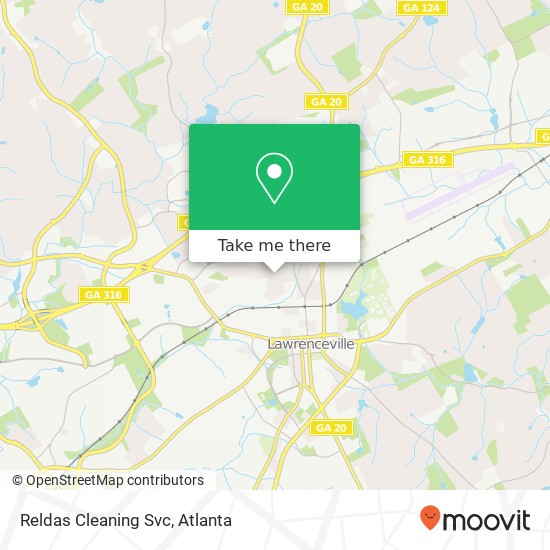 Reldas Cleaning Svc map