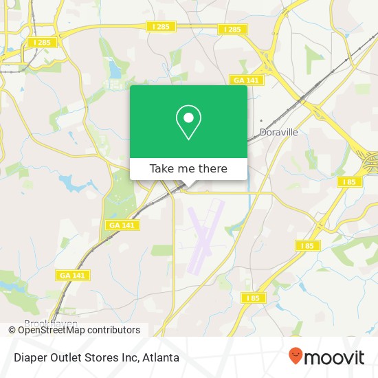 Mapa de Diaper Outlet Stores Inc