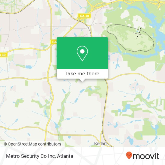 Mapa de Metro Security Co Inc