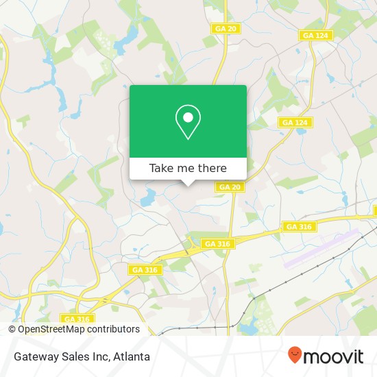 Mapa de Gateway Sales Inc