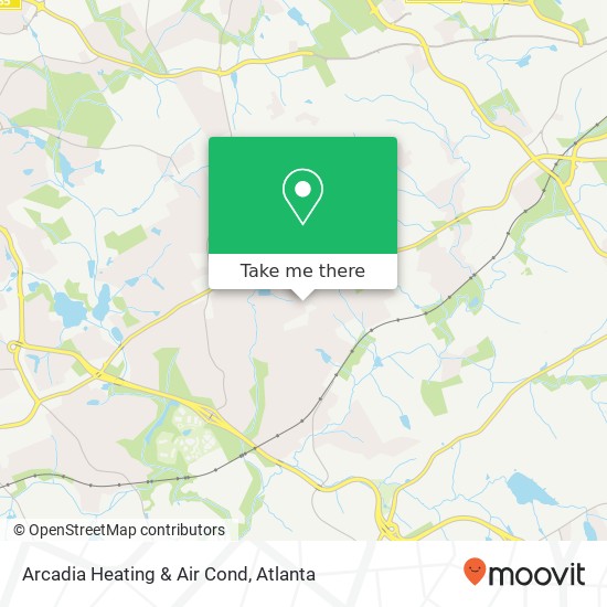 Mapa de Arcadia Heating & Air Cond