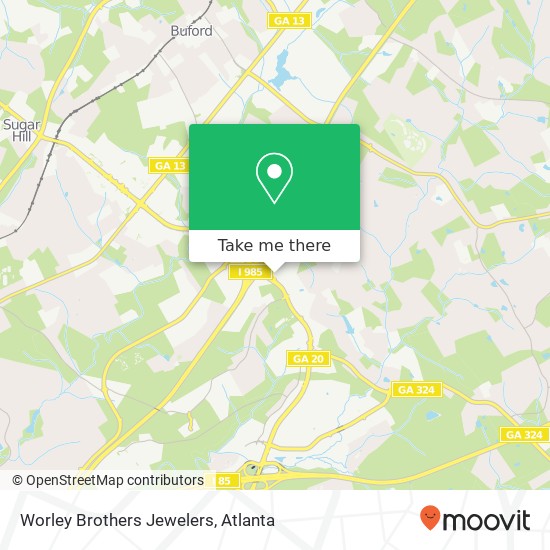 Mapa de Worley Brothers Jewelers