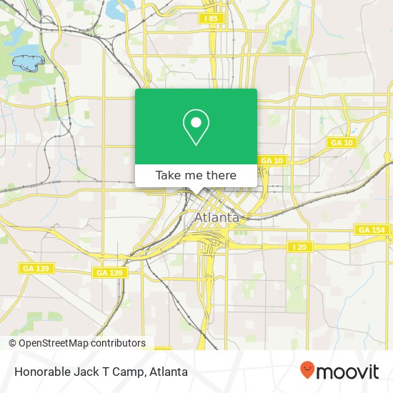 Mapa de Honorable Jack T Camp