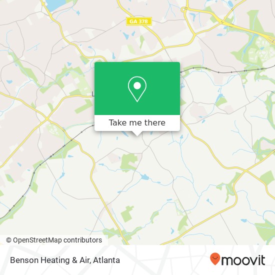 Mapa de Benson Heating & Air