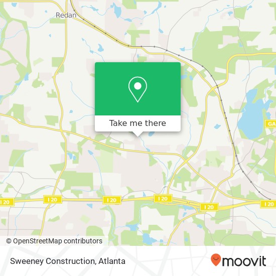 Sweeney Construction map