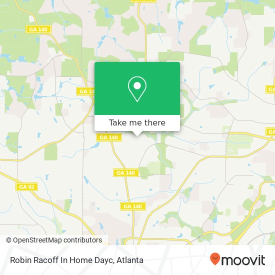 Robin Racoff In Home Dayc map