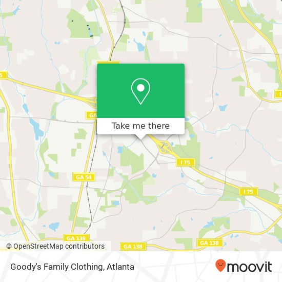 Goody's Family Clothing map