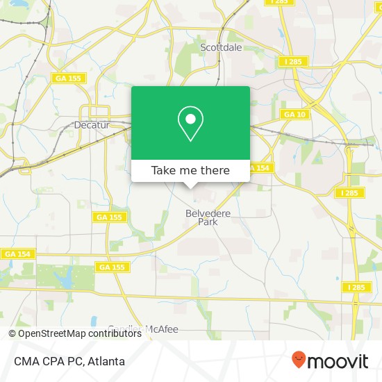 CMA CPA PC map