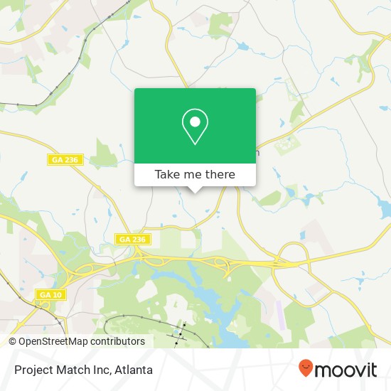 Project Match Inc map