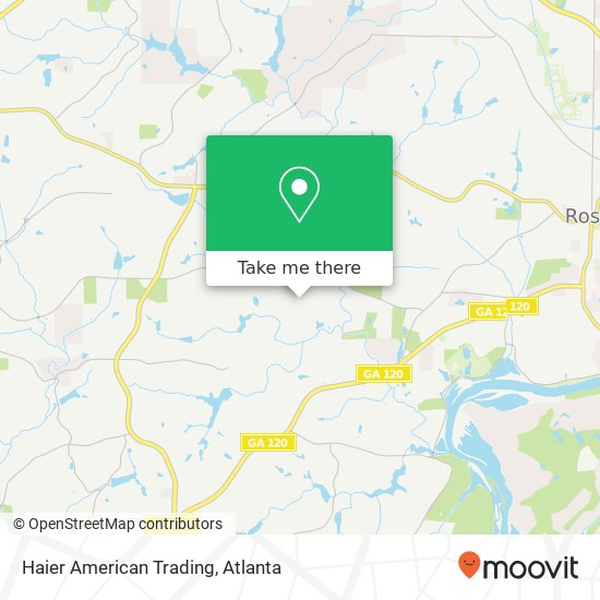 Mapa de Haier American Trading