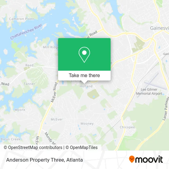 Anderson Property Three map