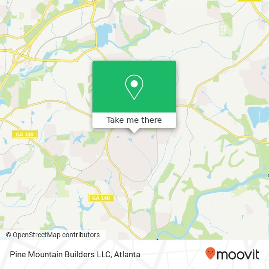 Pine Mountain Builders LLC map