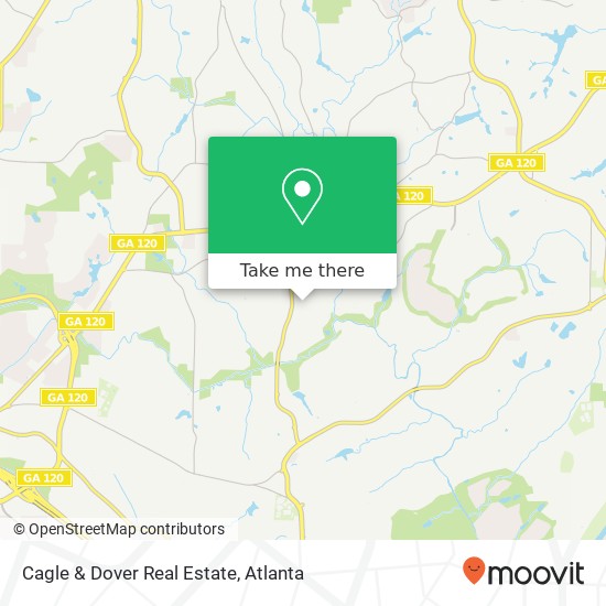 Mapa de Cagle & Dover Real Estate