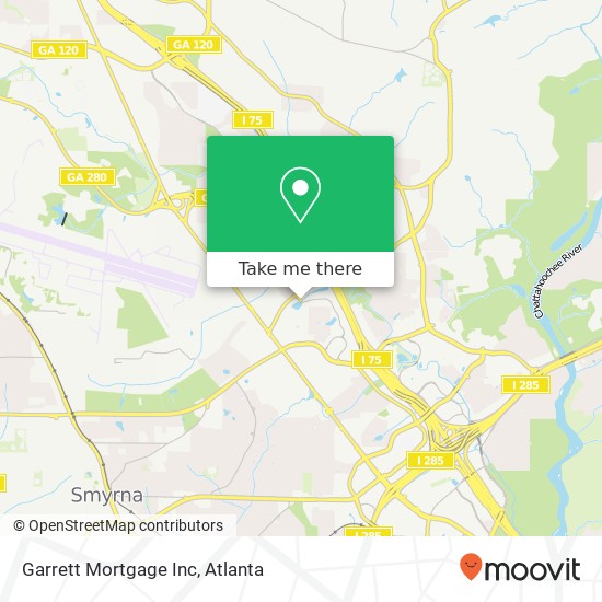 Garrett Mortgage Inc map