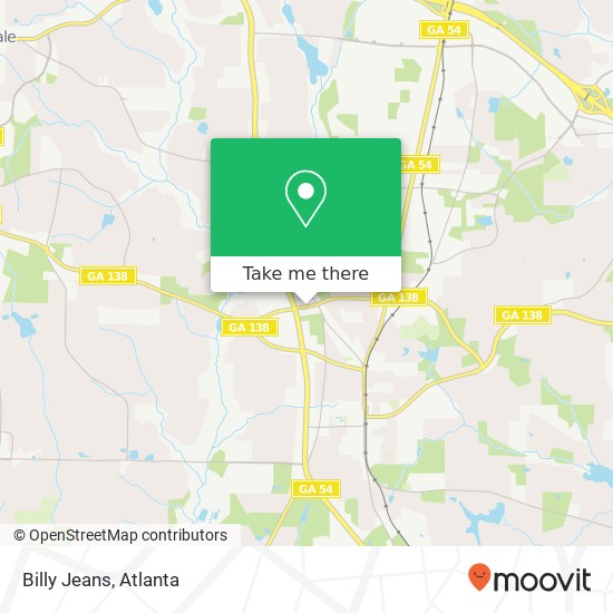 Billy Jeans map