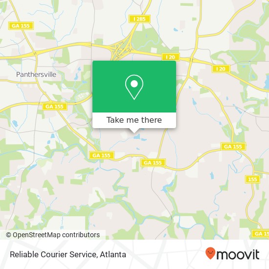 Mapa de Reliable Courier Service