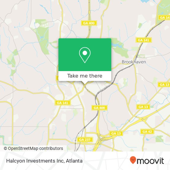 Mapa de Halcyon Investments Inc