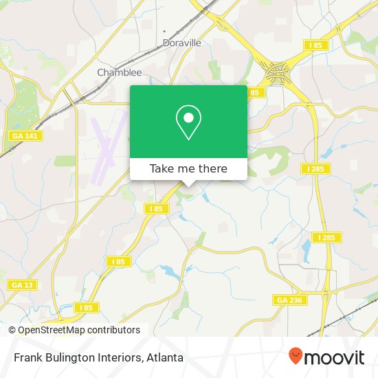 Frank Bulington Interiors map