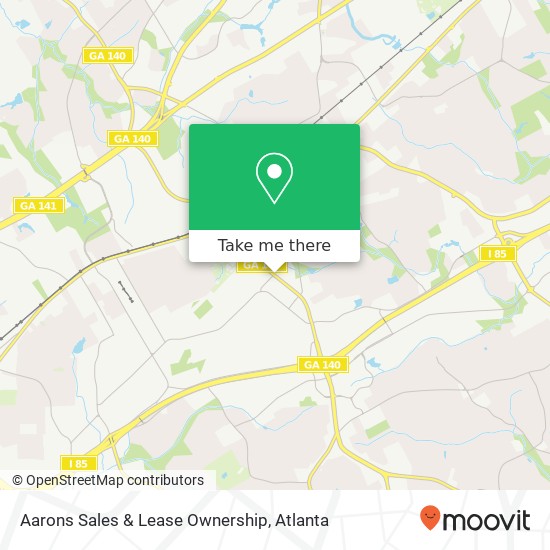 Aarons Sales & Lease Ownership map