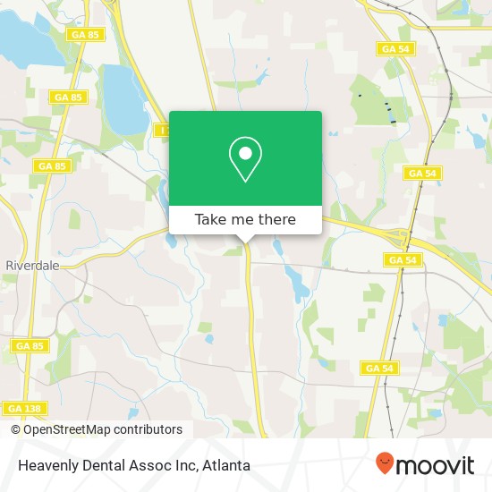 Mapa de Heavenly Dental Assoc Inc