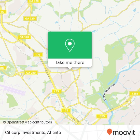 Mapa de Citicorp Investments
