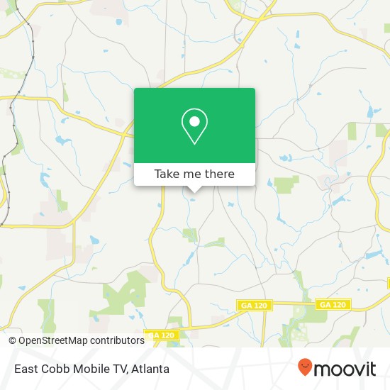 Mapa de East Cobb Mobile TV