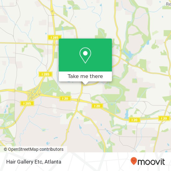 Hair Gallery Etc map