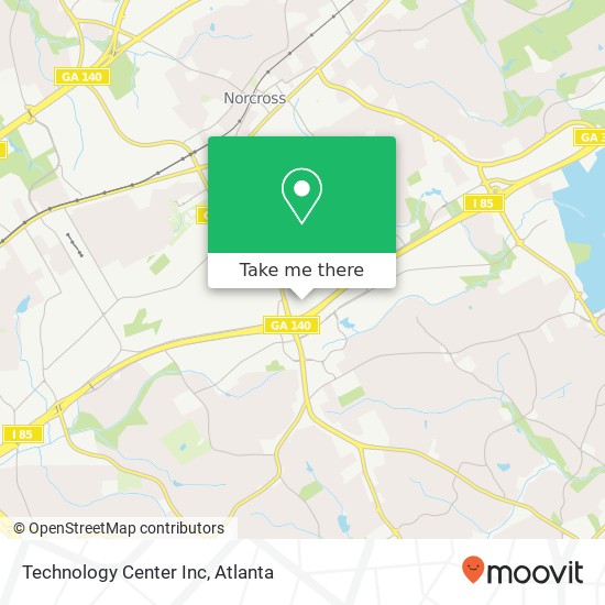 Technology Center  Inc map