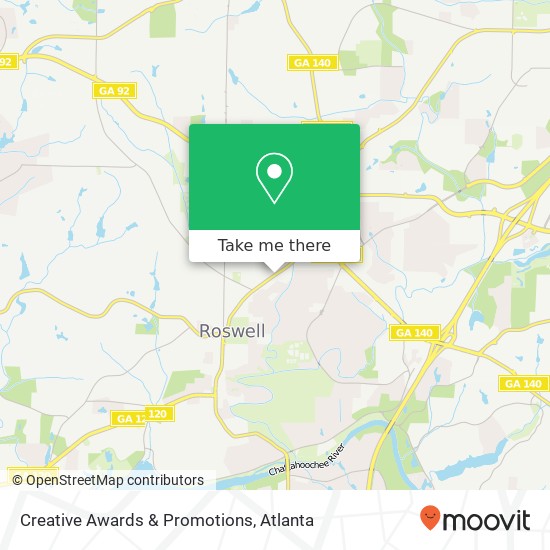 Creative Awards & Promotions map