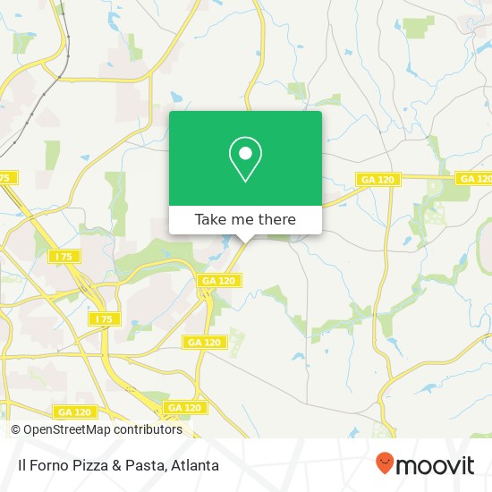 Mapa de Il Forno Pizza & Pasta