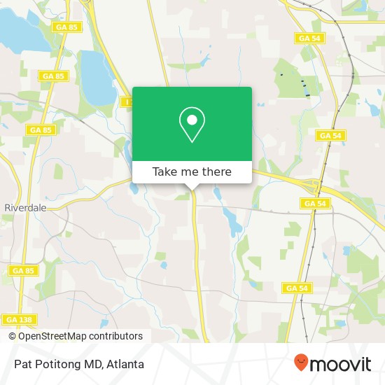 Mapa de Pat Potitong MD