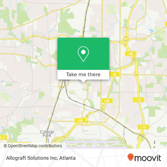 Mapa de Allograft Solutions Inc